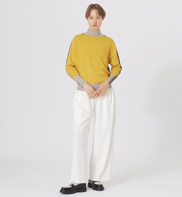  「2フェイスブロッキングニット」|ニット・セーター|