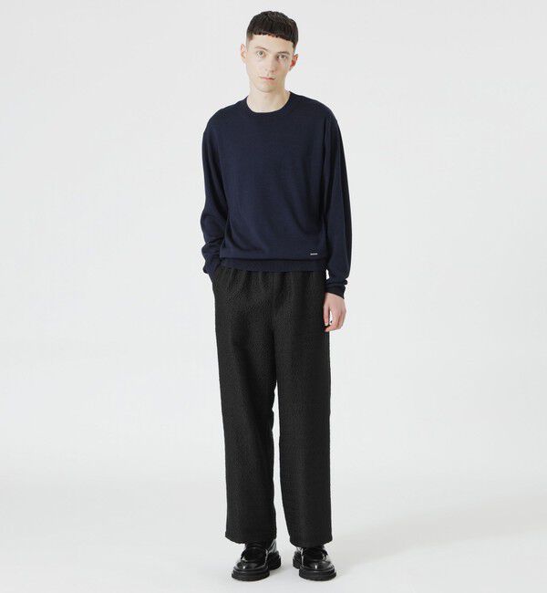  「ハイゲージウォッシャブルクルーネック」|ニット・セーター|