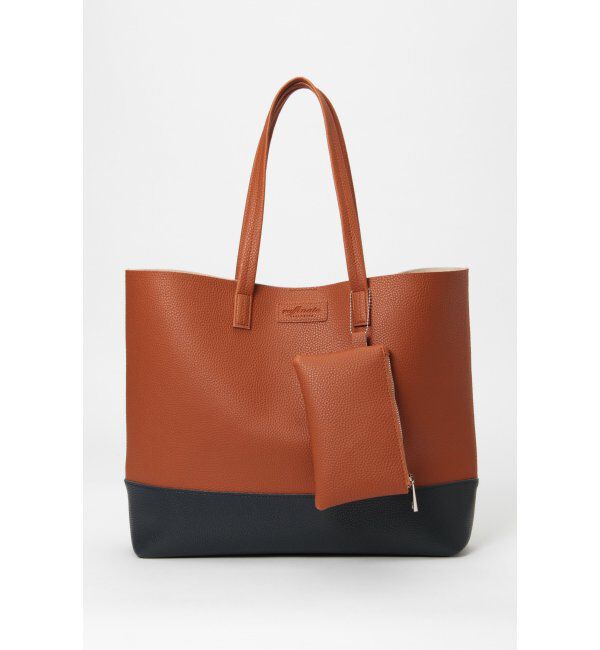 ikka「シュリンクバイカラートートバッグ」|トートバッグ|