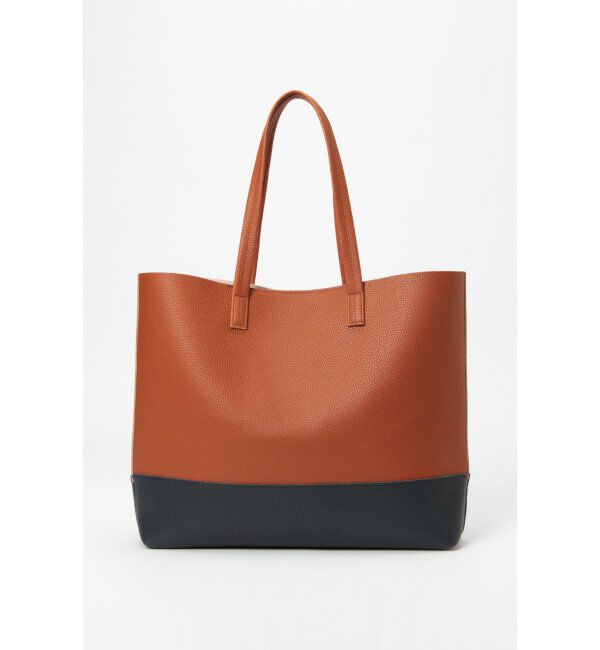 ikka「シュリンクバイカラートートバッグ」|トートバッグ|