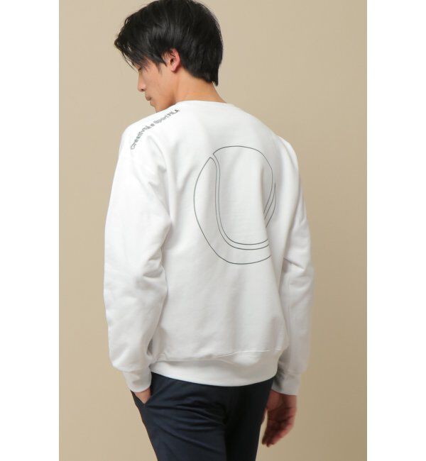 ikka「FILA ヘリテージ クルーネックトレーナー」|パーカー|ホワイト