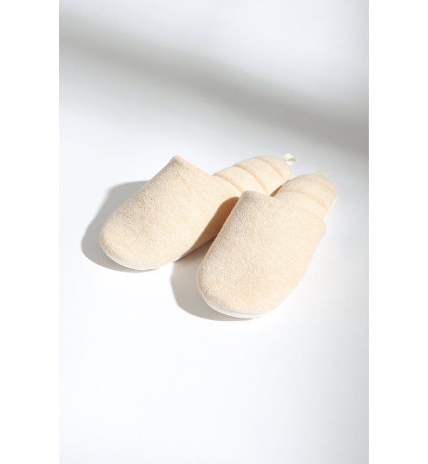 TOKYO DESIGN CHANNEL「JyabJyab ストレートスリッパ」|ルームシューズ|ベージュ