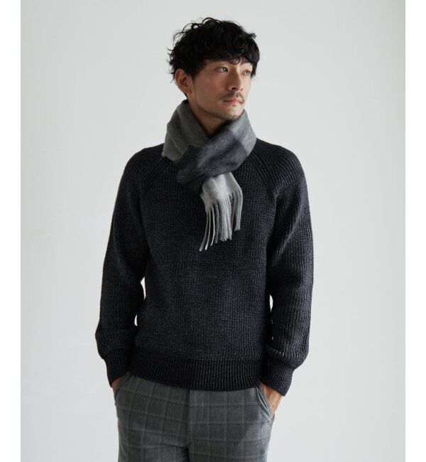 ikka「【洗える/抗菌防臭】抗菌畦クル－ネックニット」|プルオーバー|