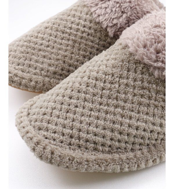 TOKYO DESIGN CHANNEL「マイクロカフス 外縫いスリッパ M」|ルームシューズ|