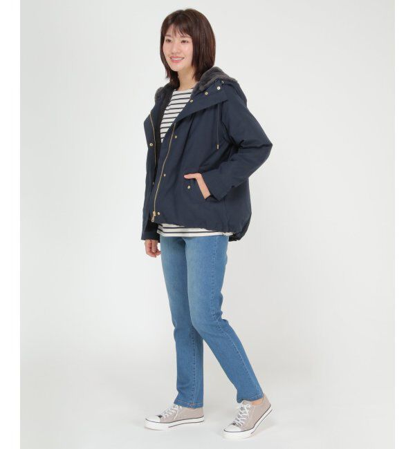 ikka「【雑誌 SPRiNG 12月号掲載】ボアライナー3WAYマウンテンパーカー」|ブルゾン・スタジャン|