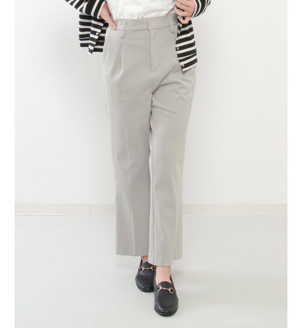 ikka「Beasystretch フレアパンツ」|その他|グレイ