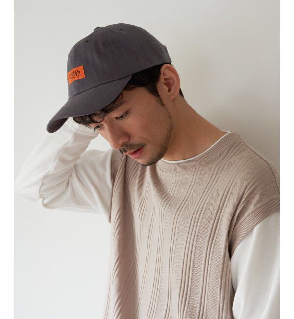 ikka「UNIVERSAL OVERALL ヘリンボンキャップ」|その他|チャコール