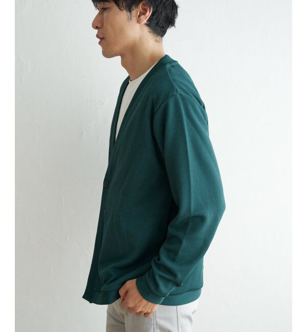 ikka「パイナップルワンボタンカーデ」|カーディガン|