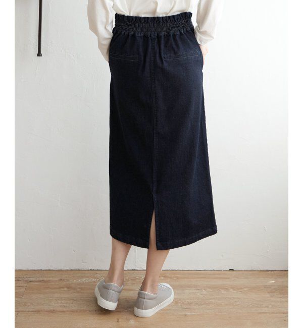 ikka「ストレッチAラインベイカースカート」|スカート|