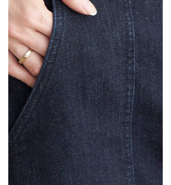 ikka「ストレッチAラインベイカースカート」|スカート|