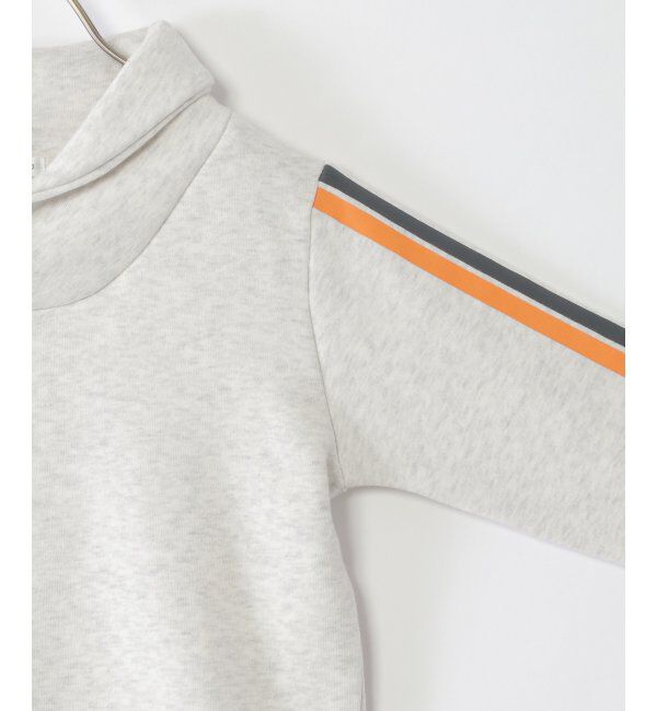 ikka kids「裏起毛袖ラインショールトレーナー（120~160cm）」|Tシャツ・カットソー|