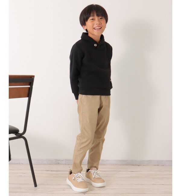 ikka kids「裏起毛袖ラインショールトレーナー（120~160cm）」|Tシャツ・カットソー|