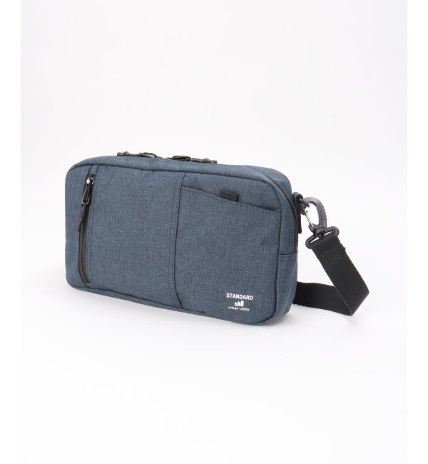 ikka「シャンブレーショルダーバッグ」|その他|ネイビー