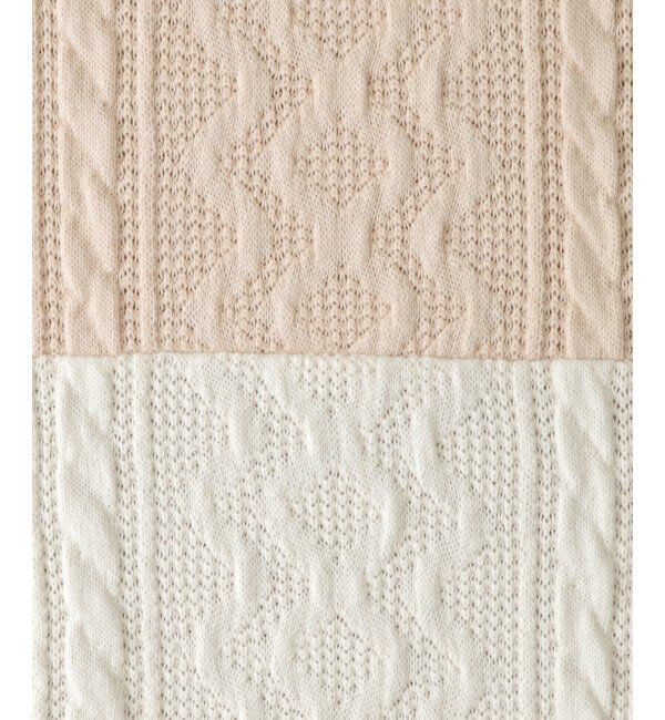 ikka kids「ケーブルニットソーブロックストレーナー（120~160cm）」|Tシャツ・カットソー|