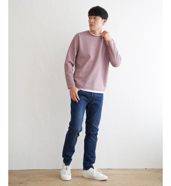 ikka「パイナップルレイヤードロンＴ」|Tシャツ・カットソー|