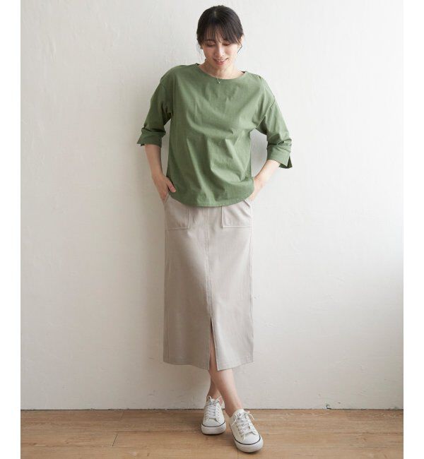 ikka「梨地ジョーゼットプルオーバー」|その他|