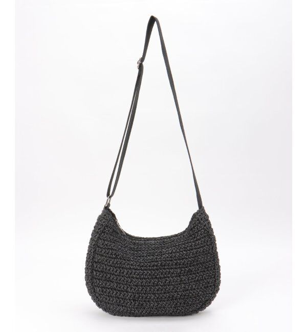 ikka「雑材ハーフムーンショルダーバッグ」|その他|