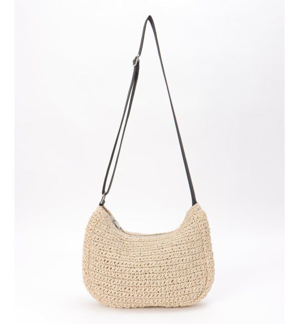 ikka「雑材ハーフムーンショルダーバッグ」|その他|