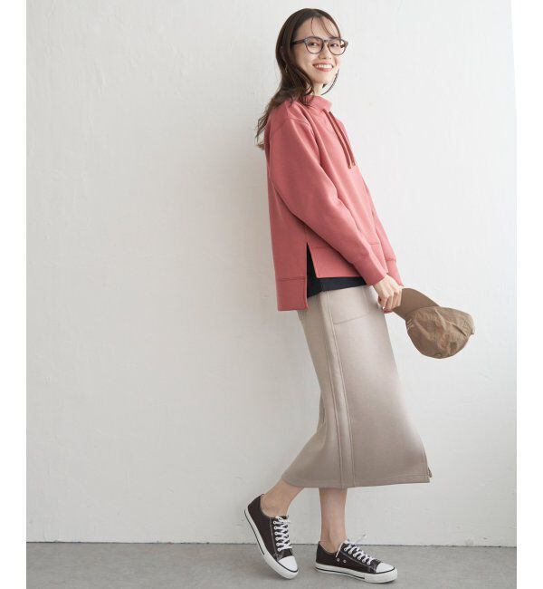 ikka「GOKU楽ダンボールスピンドル」|パーカー|