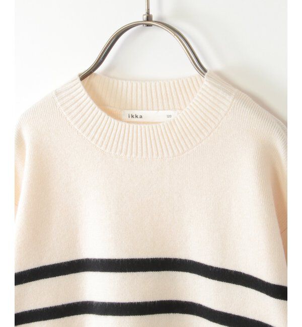 ikka kids「【親子おそろい】クリーミーボーダーニット（120~160cm）」|その他|
