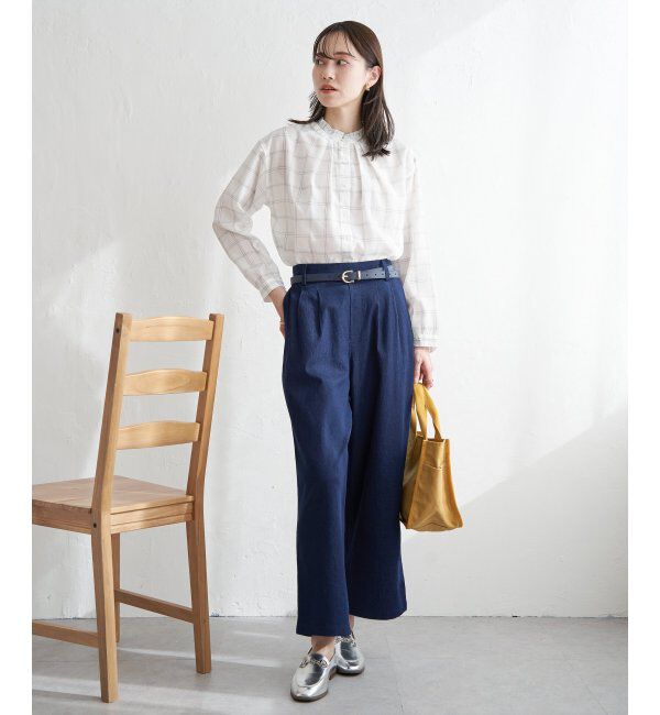 ikka「襟フリル2WAYブラウス」|シャツ・ブラウス|