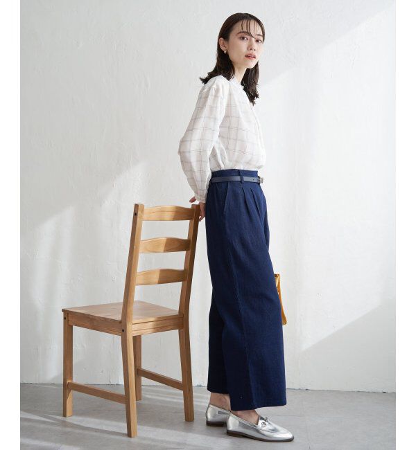 ikka「襟フリル2WAYブラウス」|シャツ・ブラウス|