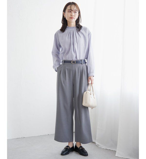 ikka「襟フリル2WAYブラウス」|シャツ・ブラウス|