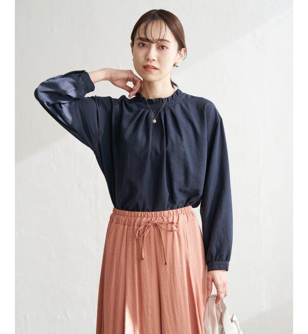 ikka「襟フリル2WAYブラウス」|シャツ・ブラウス|