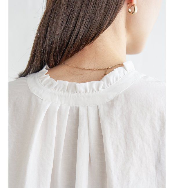 ikka「襟フリル2WAYブラウス」|シャツ・ブラウス|