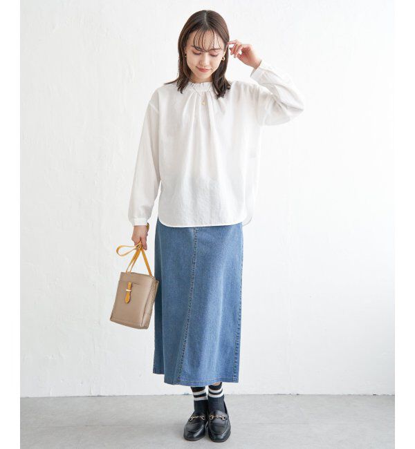 ikka「襟フリル2WAYブラウス」|シャツ・ブラウス|