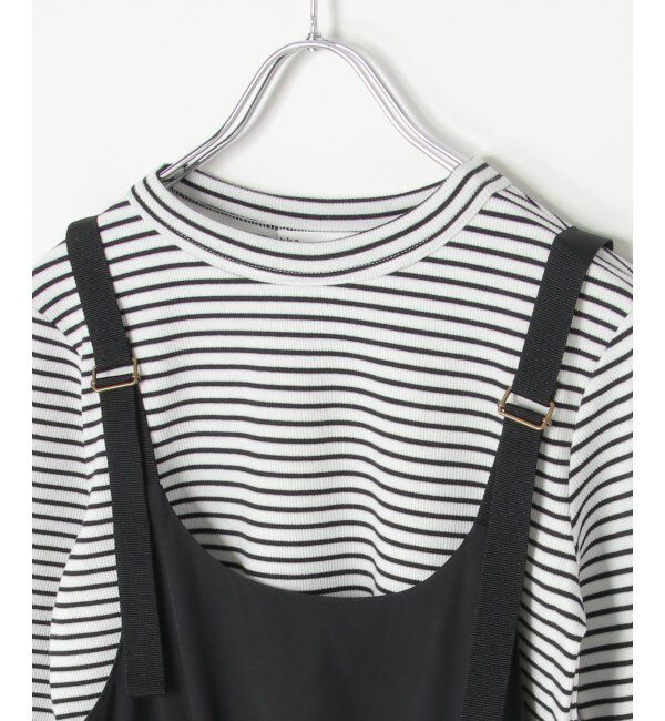 ikka「【2点セット】リップストップカーゴワンピースセット」|ワンピース|