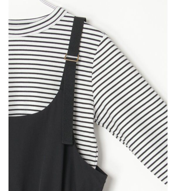 ikka「【2点セット】リップストップカーゴワンピースセット」|ワンピース|