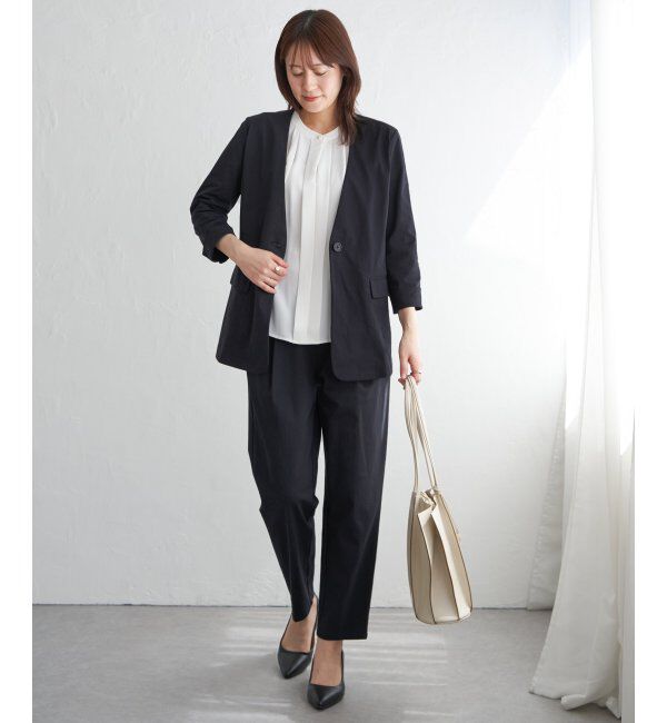 IKKA LOUNGE「GOKU楽ワークノーカラージャケット」|その他|