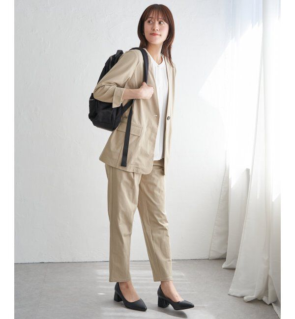 IKKA LOUNGE「GOKU楽ワークノーカラージャケット」|その他|