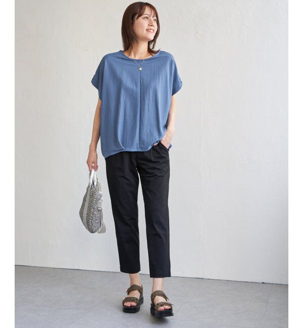 ikka「冷感鹿の子センターシームタックプルオーバー」|その他|