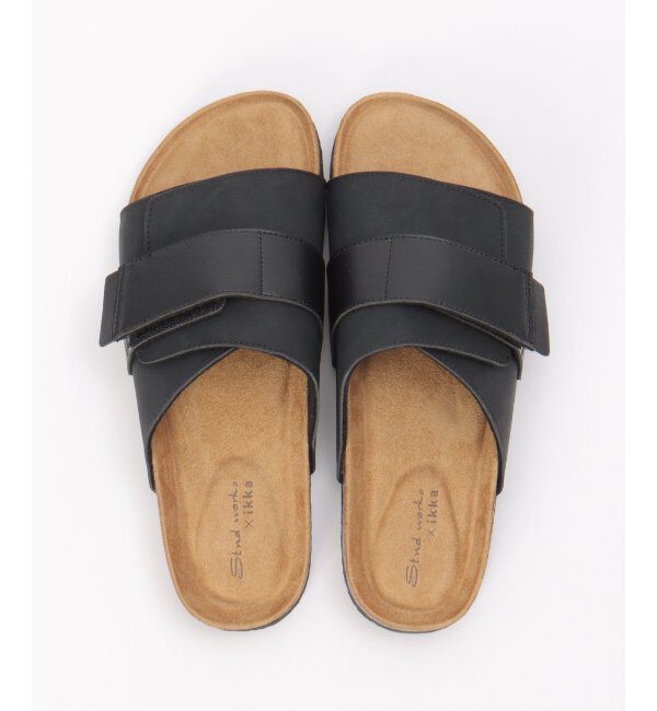 ikka「ワンベルトサンダル」|その他|ブラック