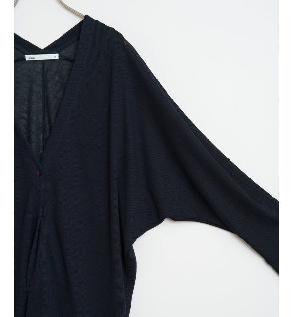 ikka「シアーフライスドルマンカーディガン」|カーディガン|
