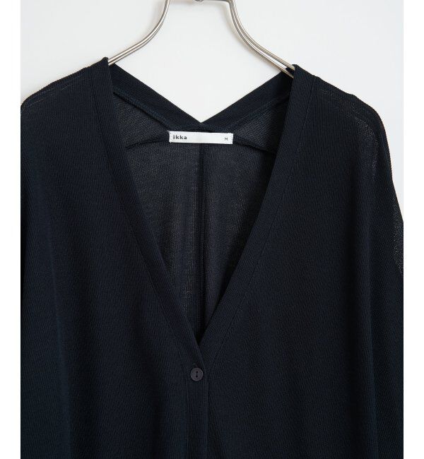 ikka「シアーフライスドルマンカーディガン」|カーディガン|