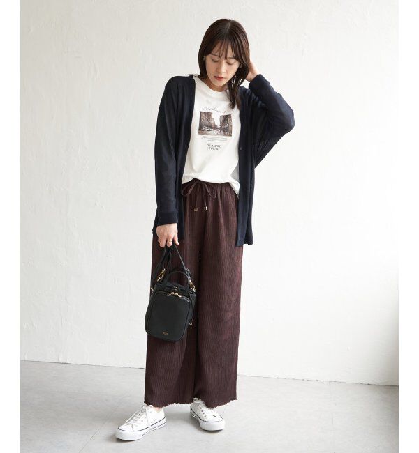 ikka「シアーフライスドルマンカーディガン」|カーディガン|