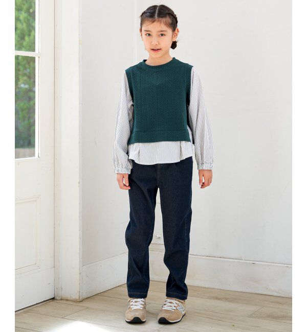 ikka kids「ＬＫケーブルガラレイヤードＰＯ」|Tシャツ・カットソー|