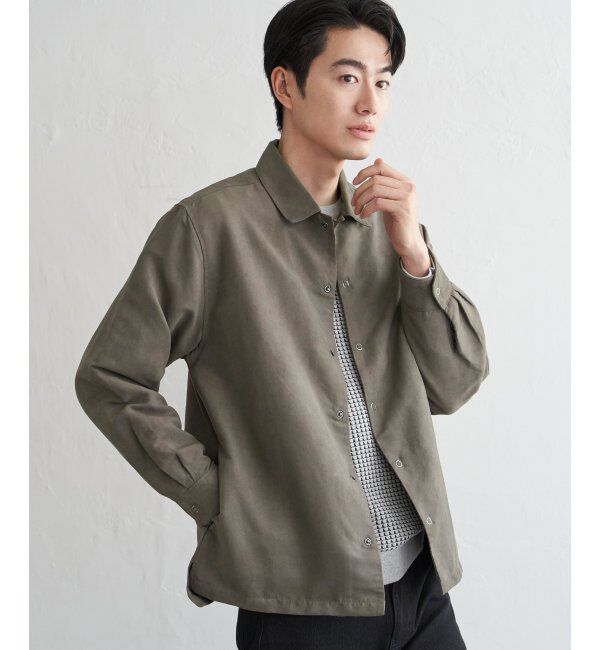 ikka「フェイクスウェードシャウター」|シャツ・ブラウス|