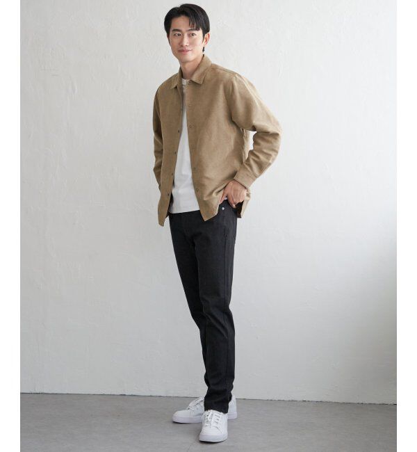 ikka「フェイクスウェードシャウター」|シャツ・ブラウス|