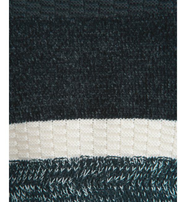 ikka「モールミックスボーダーニット」|プルオーバー|