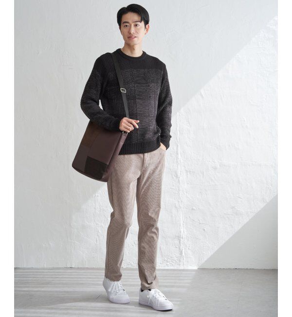 ikka「メランジグラデーションニット」|プルオーバー|