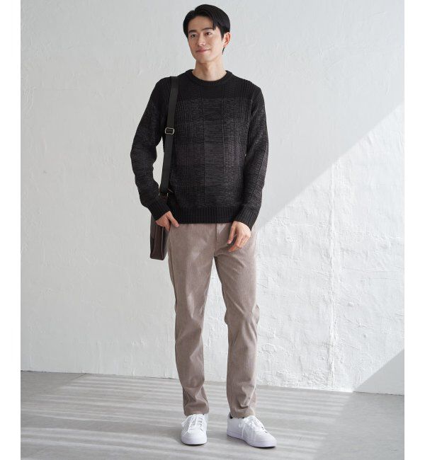 ikka「メランジグラデーションニット」|プルオーバー|