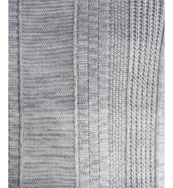 ikka「メランジグラデーションニット」|プルオーバー|