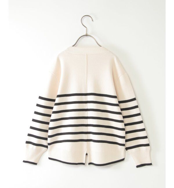 ikka kids「【親子コーデ】コットンMIXボーダーニットプルオーバー（120~160cm）」|その他|