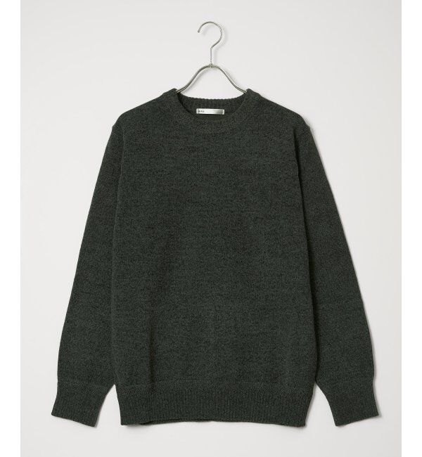 ikka「Wフェイスモールクルーニット」|プルオーバー|