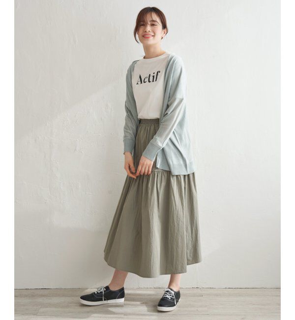 Lbc with Life「リネンライクトッパーカーディガン」|カーディガン|