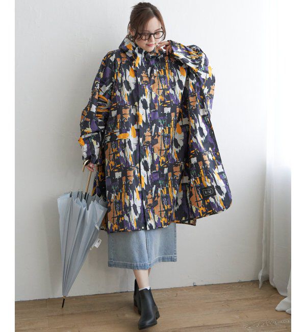 Lbc with Life「ｋｉｕスタンダードレインポンチョ」|傘|オレンジ2